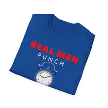 Load image into Gallery viewer, &quot;REAL MEN&quot; Unisex Softstyle T-Shirt
