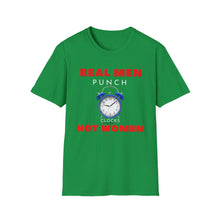 Load image into Gallery viewer, &quot;REAL MEN&quot; Unisex Softstyle T-Shirt
