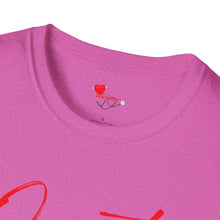 Load image into Gallery viewer, &quot;JUST BREATHE&quot; Unisex Softstyle T-Shirt RED LETTERING
