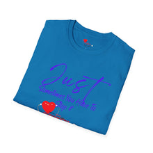 Load image into Gallery viewer, JUST BREATHE PURPLE Unisex T-Shirt
