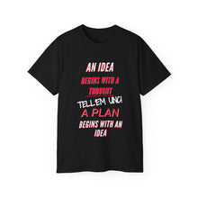 Load image into Gallery viewer, IDEAS, THOUGHTS, &amp; PLANS Unisex Ultra Cotton Tee

