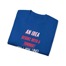 Load image into Gallery viewer, IDEAS, THOUGHTS, &amp; PLANS Unisex Ultra Cotton Tee
