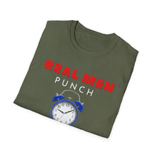 Load image into Gallery viewer, &quot;REAL MEN&quot; Unisex Softstyle T-Shirt
