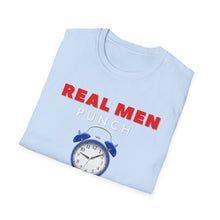 Load image into Gallery viewer, &quot;REAL MEN&quot; Unisex Softstyle T-Shirt
