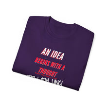 Load image into Gallery viewer, IDEAS, THOUGHTS, &amp; PLANS Unisex Ultra Cotton Tee
