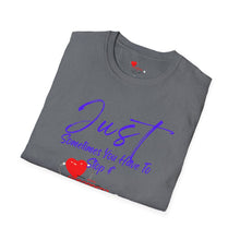 Load image into Gallery viewer, JUST BREATHE PURPLE Unisex T-Shirt
