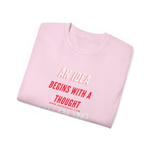 Load image into Gallery viewer, IDEAS, THOUGHTS, &amp; PLANS Unisex Ultra Cotton Tee
