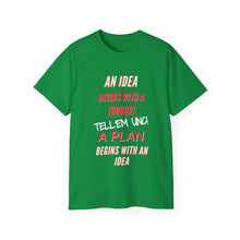 Load image into Gallery viewer, IDEAS, THOUGHTS, &amp; PLANS Unisex Ultra Cotton Tee
