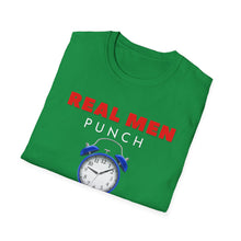 Load image into Gallery viewer, &quot;REAL MEN&quot; Unisex Softstyle T-Shirt
