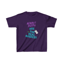 Load image into Gallery viewer, TELL&#39;EM UNC MOM &amp; DAD ARE &quot;NOT&quot; BOSS Kids Heavy Cotton™ Tee
