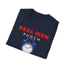 Load image into Gallery viewer, &quot;REAL MEN&quot; Unisex Softstyle T-Shirt
