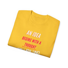Load image into Gallery viewer, IDEAS, THOUGHTS, &amp; PLANS Unisex Ultra Cotton Tee
