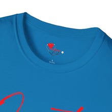 Load image into Gallery viewer, &quot;JUST BREATHE&quot; Unisex Softstyle T-Shirt RED LETTERING
