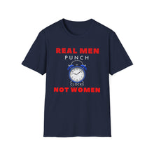 Load image into Gallery viewer, &quot;REAL MEN&quot; Unisex Softstyle T-Shirt
