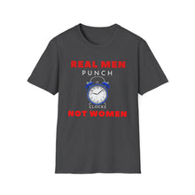 Load image into Gallery viewer, &quot;REAL MEN&quot; Unisex Softstyle T-Shirt
