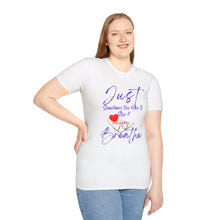 Load image into Gallery viewer, JUST BREATHE PURPLE Unisex T-Shirt
