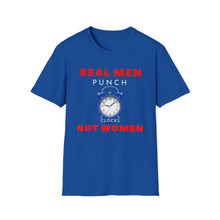 Load image into Gallery viewer, &quot;REAL MEN&quot; Unisex Softstyle T-Shirt

