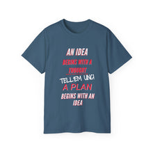 Load image into Gallery viewer, IDEAS, THOUGHTS, &amp; PLANS Unisex Ultra Cotton Tee
