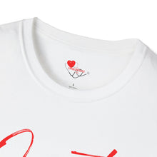 Load image into Gallery viewer, &quot;JUST BREATHE&quot; Unisex Softstyle T-Shirt RED LETTERING
