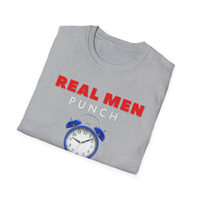 Load image into Gallery viewer, &quot;REAL MEN&quot; Unisex Softstyle T-Shirt
