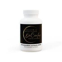 Load image into Gallery viewer, DRSORDERZ Ashwagandha and Black Pepper Supplement (60 capsules)
