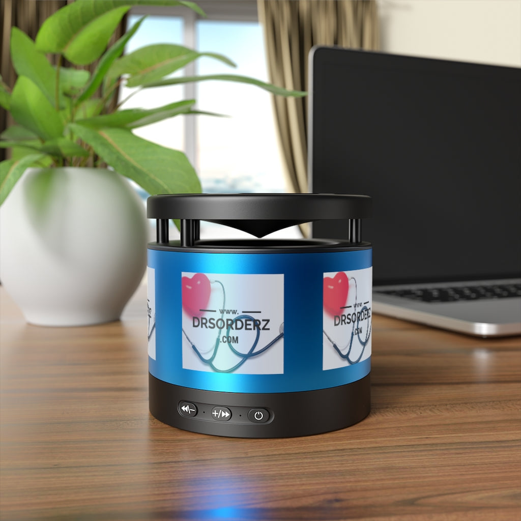 DRS ORDERZ Logo Metal Bluetooth Speaker and Wireless Charging Pad