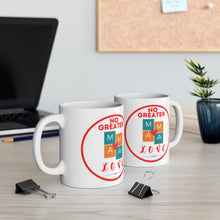 Load image into Gallery viewer, NO GREATER LOVE RED CIRCLE Ceramic Mug 11oz
