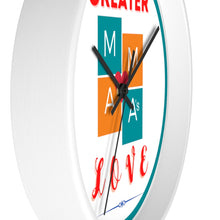 Load image into Gallery viewer, NO GREATER LOVE WHITE Wall clock
