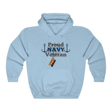 Load image into Gallery viewer, &quot;PROUD NAVY VET&quot; Unisex Heavy Blend™ Hooded Sweatshirt
