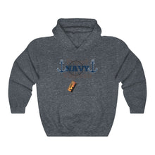 Load image into Gallery viewer, &quot;PROUD NAVY VET&quot; Unisex Heavy Blend™ Hooded Sweatshirt
