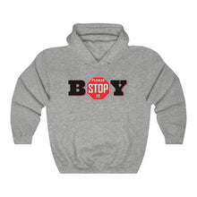 Load image into Gallery viewer, &quot;BOY STOP&quot; LADIES Heavy Blend™ Hooded Sweatshirt
