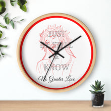 Load image into Gallery viewer, NGL Just Be Still &amp; Know Wall clock

