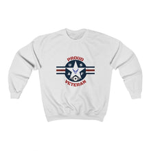 Load image into Gallery viewer, &quot;PROUD AIR FORCE VETERAN&quot; Unisex Heavy Blend™ Crewneck Sweatshirt
