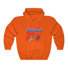 Load image into Gallery viewer, &quot;PROUD MARINES VETERAN&quot; Unisex Heavy Blend™ Hooded Sweatshirt

