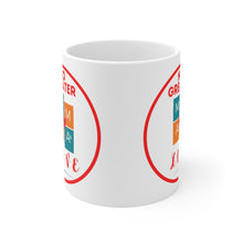 Load image into Gallery viewer, NO GREATER LOVE RED CIRCLE Ceramic Mug 11oz
