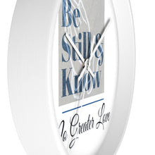 Load image into Gallery viewer, No Greater Love White Wall clock

