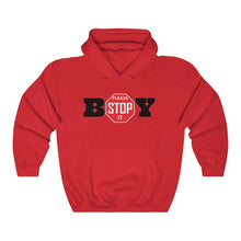 Load image into Gallery viewer, &quot;BOY STOP&quot; LADIES Heavy Blend™ Hooded Sweatshirt

