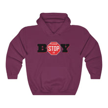 Load image into Gallery viewer, &quot;BOY STOP&quot; LADIES Heavy Blend™ Hooded Sweatshirt
