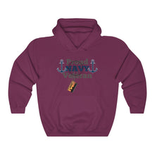 Load image into Gallery viewer, &quot;PROUD NAVY VET&quot; Unisex Heavy Blend™ Hooded Sweatshirt
